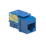 Platinum Tools - 726BL-1 - Keystone Jack, Cat6, 110, Blue (Bulk, 1ea) Pkg10pc/Bag