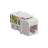 Platinum Tools - 725WH-50 - Keystone Jack, Cat5e, 110, White 50pc/Installer Pack