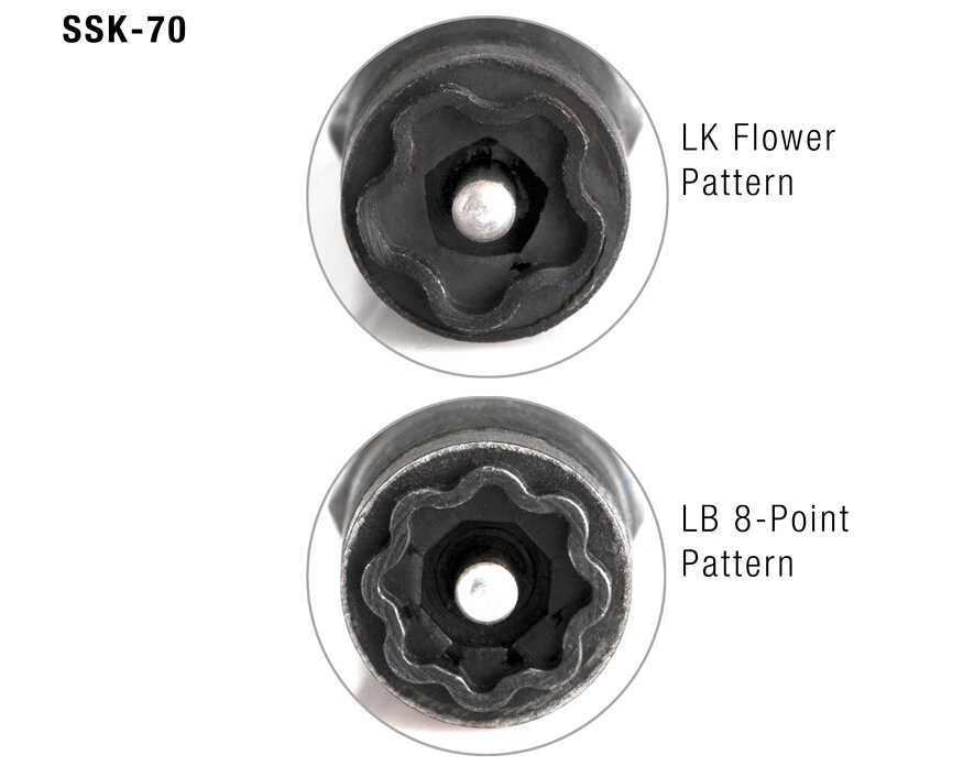 Jonard Tools - SSK-700 - Star Key Kit For LK & LB