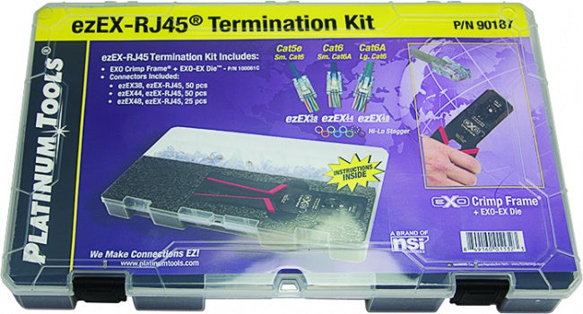 Platinum Tools - 90187 - ezEX-RJ45 Termination Kit