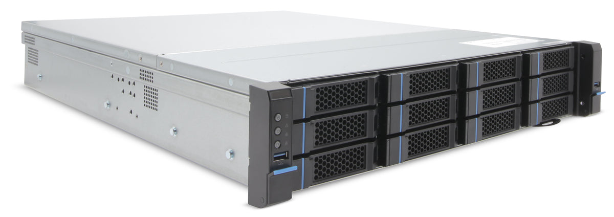 EXACQ - IP08-192T-FARW - IP 2U Rackmount Redundant Frontload A-Series exacqVision NVR with 8 IP Professional licenses (150 max), 192TB RAID6 configured storage (160TB usable). Windows 10 IoT Ent LTSC OS on Dual SSD RAID1, redundant power supplies, 16