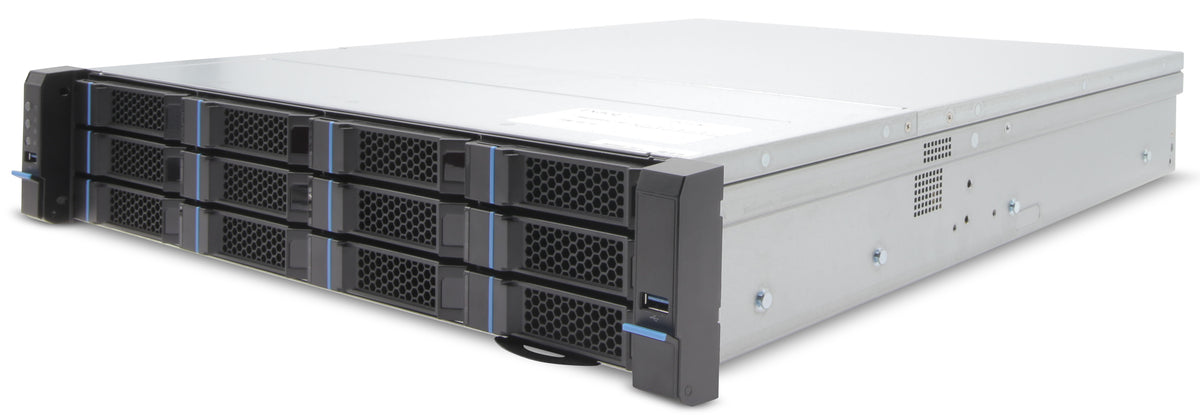 EXACQ - IP08-80T-FARW-E - IP 2U Rackmount Redundant Frontload A-Series exacqVision NVR with 8 IP Enterprise licenses (150 max), 80TB RAID6 configured storage (40TB usable). Windows 10 IoT Ent LTSC OS on Dual SSD RAID1, redundant power supplies, 16GB 