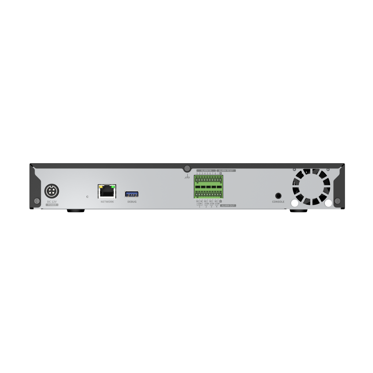 Hanwha - AIB-800 - AI appliance capable of adding AI features to non-AI cameras, Up to 8CH support, Max resolution 8K, protocols: SUNAPI, ONVIF, Video Analytics based on AI [Object detection and classification (Person, Face, Vehicle, License plate), 
