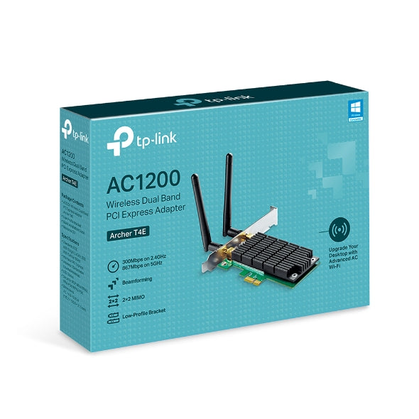 TP-Link - ARCHER T4E - AC1200 Wireless Dual Band PCI Express Adapter