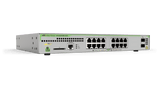 Hanwha - AT-GS970M/18PS-R-10 - AT 16 x Gigabit Ethernet managed switch , 2 x SFP Uplink, PoE+ 247W total PoE budget