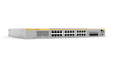 Hanwha - HV-x250-28XTm-10 - 10 Gigabit Layer 3 Lite Stackable Switch, 24x 100M/1/2.5/5/10G, 4x SFP/SFP+ ports and a single fixed PSU, US Power Cord. Optimized to use with Hanwha network camera products