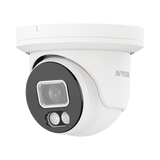 AVYCON - AVC-NCE51F28 - 5MP (2592x1944), H.265+ Turret IP Full Color Camera, True WDR, AI, InfiniteColor™, 5MP@30FPS, Triple Stream, 2.8mm Lens, MicroSD, Onvif, DC12V / PoE, IP67, White