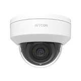 AVYCON - AVC-NPD51F28 - 5MP (2592x1944), H.265+ Indoor Dome IP Camera, InfiniteStar™, True WDR, AI, 5MP@30FPS, Triple Stream, 2.8mm Lens, 66ft Smart IR's, Audio In/Out, MicroSD, Onvif, DC12V / PoE, White