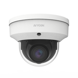 AVYCON - AVC-NPV51M - 5MP (2592x1944), H.265+ Vandal Dome IP Camera, InfiniteStar™, True WDR, AI, 5MP@30FPS, Triple Stream, 2.7-13.5mm Motorized A/F Lens, 147ft Smart IR's, Audio In/Out, Alarm In/Out, MicroSD, Onvif, DC12V / PoE, IP67, White