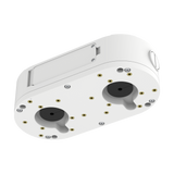 AVYCON - AVM-JB-DUAL-US1 - Dual Junction Box for all NDAA small vandal domes with fixed lens models, built-in 2 port PoE switch allows 2 cameras to work using 1 cable, plug and play with Diversity series 4K NVR