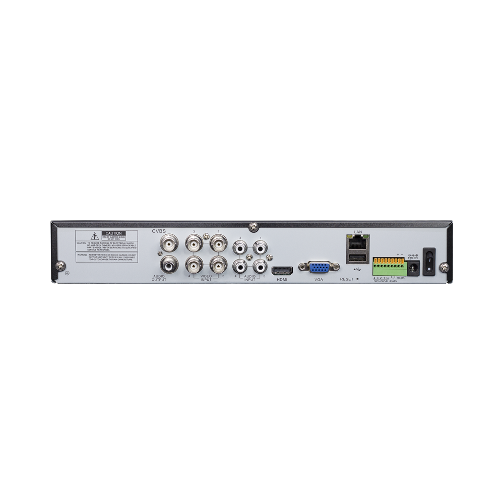 AVYCON - AVR-DSV504H - (NDAA) All-in-One Hybrid H.265 5MP Lite DVR - 4 CHANNEL, 4K HDMI, VGA, CVBS, 4CH Audio, +2 IP, Barebone