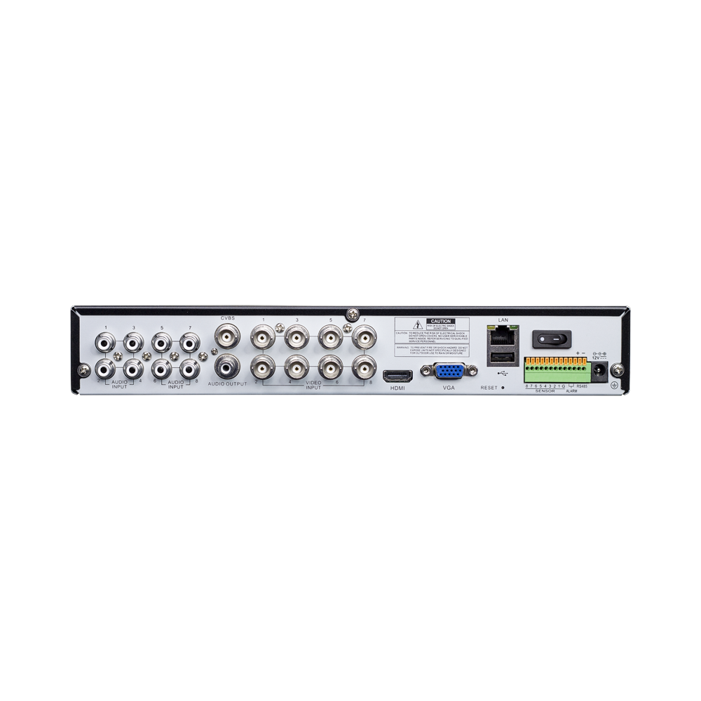 AVYCON - AVR-DSV508H - (NDAA) All-in-One Hybrid H.265 5MP Lite DVR - 8 CHANNEL, 4K HDMI, VGA, CVBS, 8CH Audio, +4 IP, Barebone