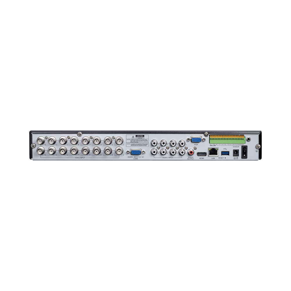 AVYCON - AVR-DSV516H - (NDAA) All-in-One Hybrid H.265 5MP Lite DVR - 16 CHANNEL, 4K HDMI, VGA, CVBS, 16CH Audio, +4 IP, Barebone