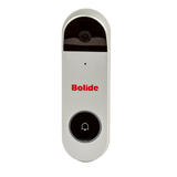 BOLIDE - BN-VDB - 5MP Smart Video Doorbell, Connects to Bolide iPac NX NVRs, 2.4/5G Wi-Fi Capable, Built-in Speaker and Mic, SD Card Slot, Human Detection, Package Dection, and Loitering Detection Analytics, POE, Silver Color, Includes Wall Mount Bra