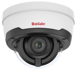 BOLIDE - BN8029AVAIRAI/NDAA - H.265 5MP 2.7-13.5mm Motorized Lens Varifocal IP67 IK10 IR Vandal-proof Dome Camera, POE, 12VDC, SD Card Slot, Audio In/Out, Alarm In/Out, IR Up to 90ft, iPac AI Enabled with Facial Recognition System, NDAA Compliant