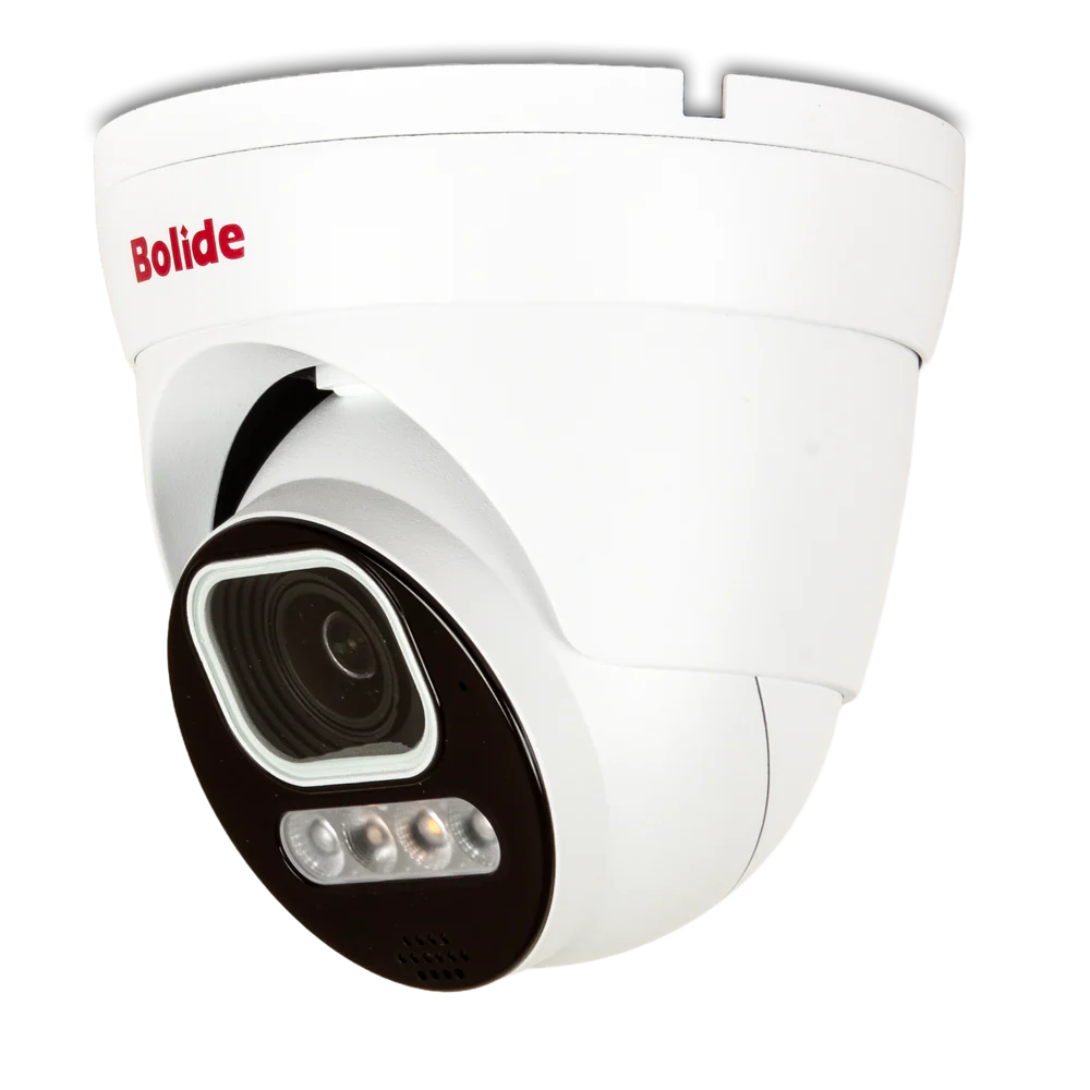 BOLIDE - BN8029LL/NDAA - H.265 4MP 3-8mm Motorized Varifocal Lens IP67 Extreme Low Light Camera, Full Color Mode, Two-Way Audio ( Built-in Speaker and Mic ), MicroSD Slot Up to 256GB, POE, 12VDC, , iPac AI Enabled with Facial Recognition System, NDAA