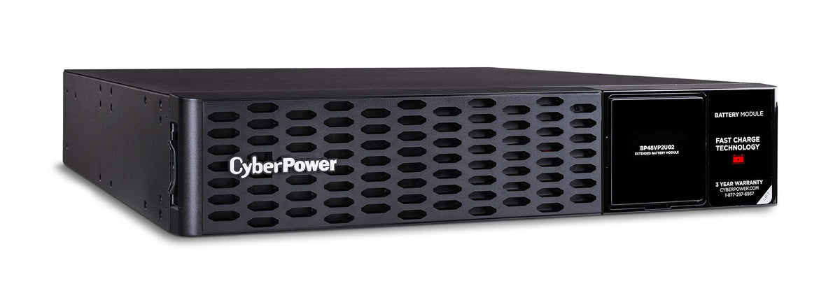 CYBERPOWER - BP48VP2U02 - Extended Battery Pack for PR1500RTXL2U, PR2000RTXL2U, PR2200RTXL2U, PR3000RTXL2U, PR1500RTXL2UC, PR1500RTXL2UCN, PR2000RTXL2UC, PR2000RTXL2UCN, PR2200RTXL2UC, PR2200RTXL2UCN, PR3000RTXL2UC, PR3000RTXL2UCN