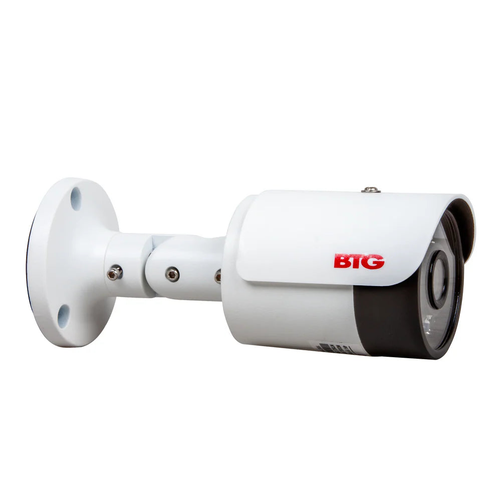 BOLIDE - BTG-N1935 - H.265 8MP ( 4K ) 3.6mm Fixed Lens IP66 IR Bullet Camera, POE, 12VDC, IR Up to 65ft, , Micro SD Card Slot, Alarm In/Out, NDAA Compliant, ONVIF
