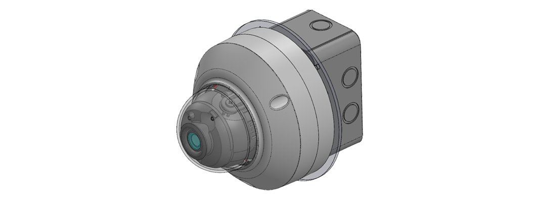 Lilin - BTR07W - Single Gang Box Adapter Plate Indoor Supports Camera Models SD22, MD22, SR63, MR63, MR30, SR64, MR64, PZD64, MR29, MR65, AHD65, and FR33