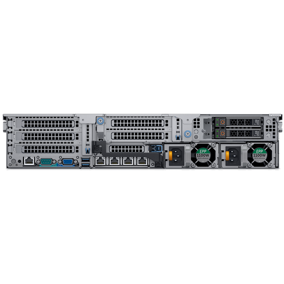 Digital Watchdog - DW-BJRR2X360T6 - Blackjack Rack NVR Server (Powered by DW Spectrum IPVMS), includes 8 camera licenses pre-installed, 600 Mbps of recording throughput, Windows 10 Pro on mirrored SSD's, 1000W Dual Power Supply, 2U rack-mount, 320TB 