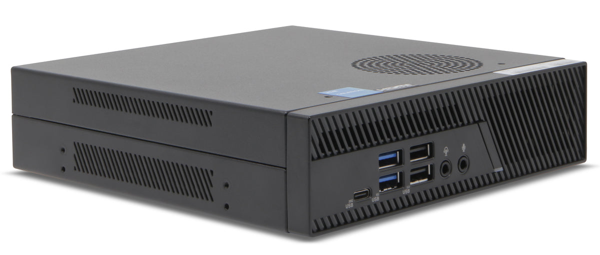 EXACQ - C2-01T-32SL - Live monitoring C-Series exacqVision 32 stream workstation (Dual display support), 1TB SSD storage. Linux Ubuntu 22.04 LTS OS on SSD, 16GB RAM, 1 X 1GbE, 1 x 2.5GbE, 8 x USB, 2 x DP, WiFi & BLE. Includes VESA mount kit, mouse an
