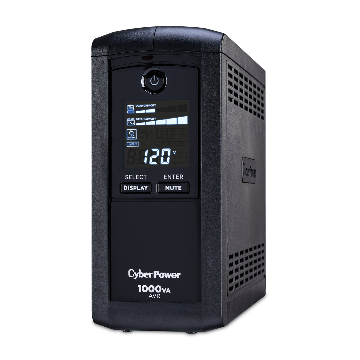 CYBERPOWER - CP1000AVRLCD - CyberPower 1000VA/600W Line-Interactive Ups AVR LCD 9 Outlets 3 Year Warranty 1080 Joules