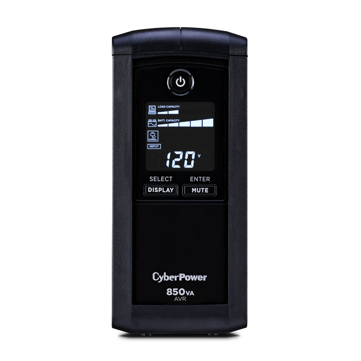 CYBERPOWER - CP850AVRLCD - CyberPower 850VA/510W Line-Interactive UPS AVR LCD 9 Outlets 3 Year Warranty 1080 Joules