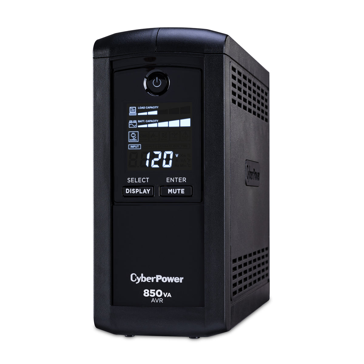 CYBERPOWER - CP850AVRLCD - CyberPower 850VA/510W Line-Interactive UPS AVR LCD 9 Outlets 3 Year Warranty 1080 Joules