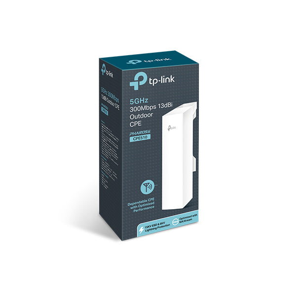 TP-Link - CPE510 - 5GHZ 300MBPS 13DBI OUTDOOR CPE ACCS