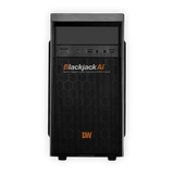 Digital Watchdog - DW-BJAiMT36T - Blackjack AI mid-Tower, Windows OS on SSD, 4 DW Spectrum Recording Licenses and 4 IVA Ai Server Licenses 36TB