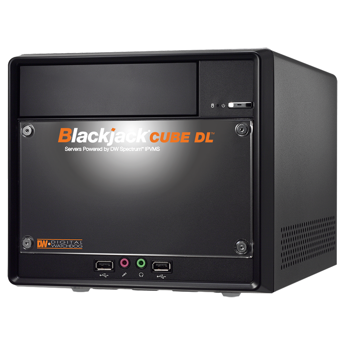 Digital Watchdog - DW-BJCUBE12T-DL - Windows based Blackjack Cube NVR Powered by DW Spectrum IPVMS 12 TB HDD