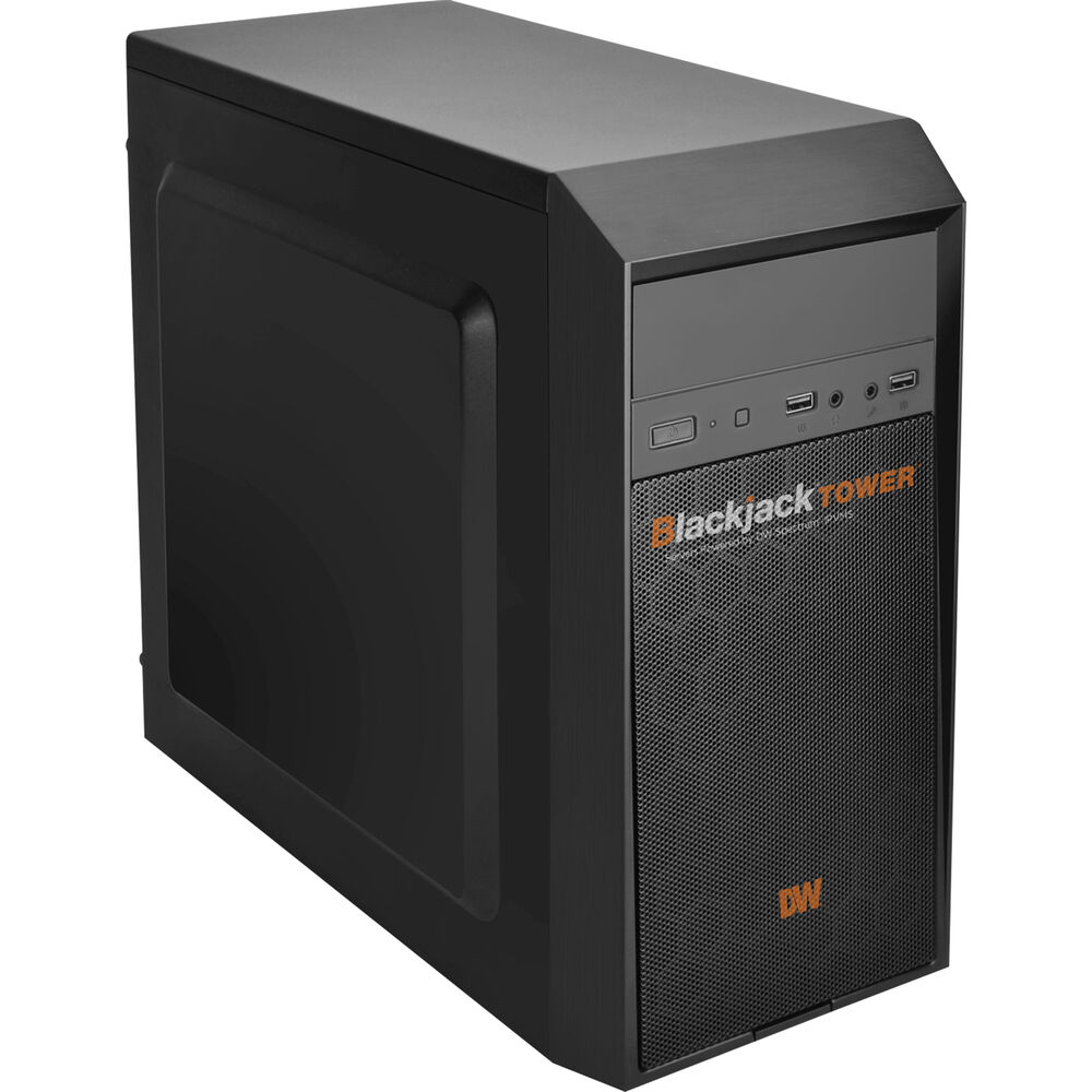 Digital Watchdog - DW-BJMT7148T - Blackjack Mid-Tower, Windows OS On SSD, 480MBPS Throughput, Intel I7, 16GB RAM, 48TB Storage, UL