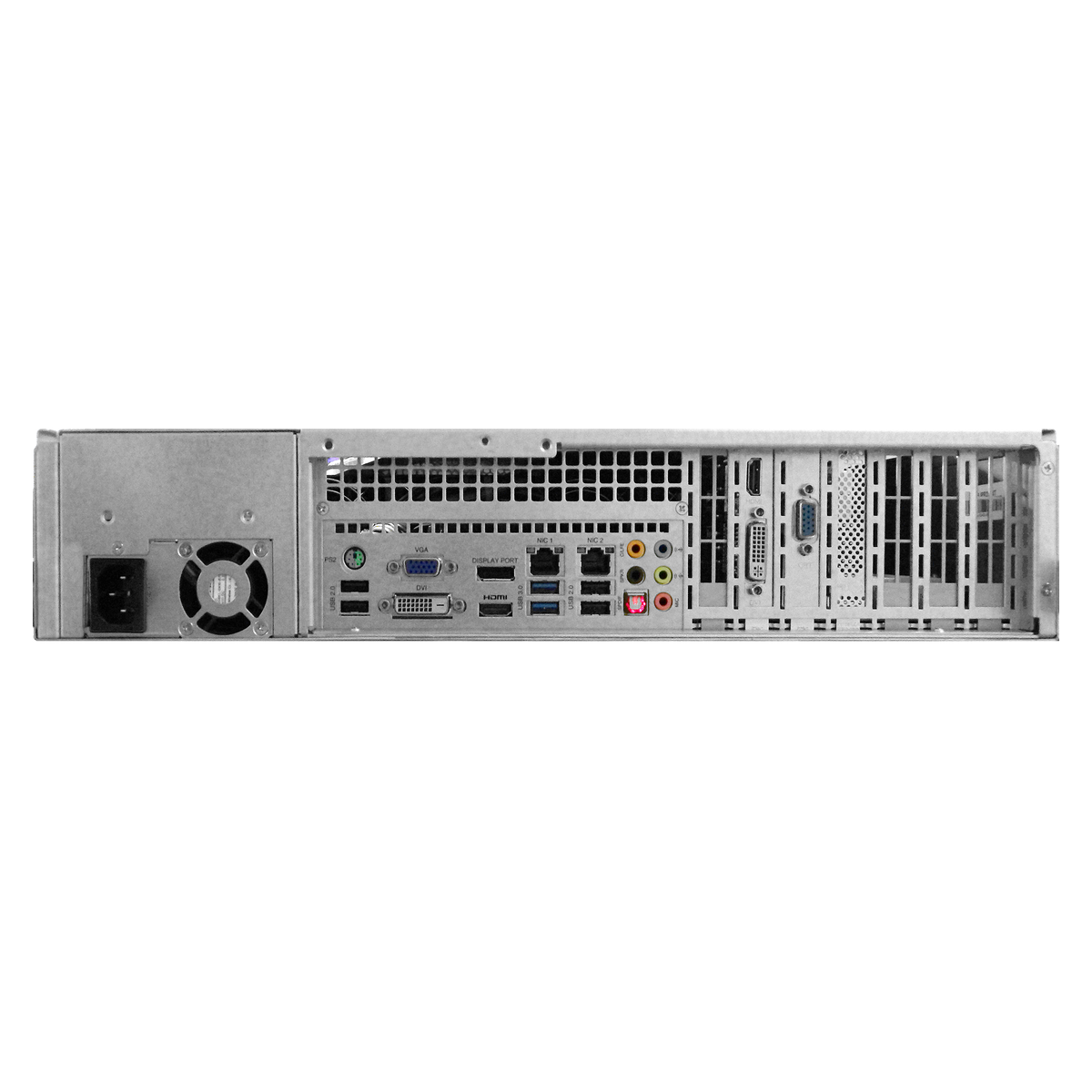 Digital Watchdog - DW-BJP2U60T-LX - Blackjack P-RACK NVRs Powered by DW Spectrum IPVMS, 60 Terabyte, 4 Camera Licenses Pre-installed, 600 Mbps of Recording Throughput Hardware Options Include Intel i7 Processor, Linux OS and 16GB