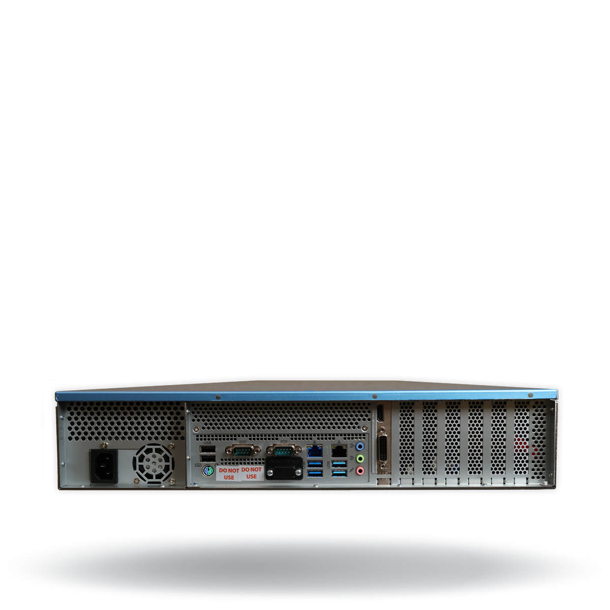 Digital Watchdog - DW-BJP2U100T-LX - Blackjack P-RACK NVRs Powered by DW Spectrum IPVMS, 100 Terabyte, 4 Camera Licenses Pre-installed, 600 Mbps of Recording Throughput. Hardware options include Intel i7 Processor, Linux OS and 16GB Memory