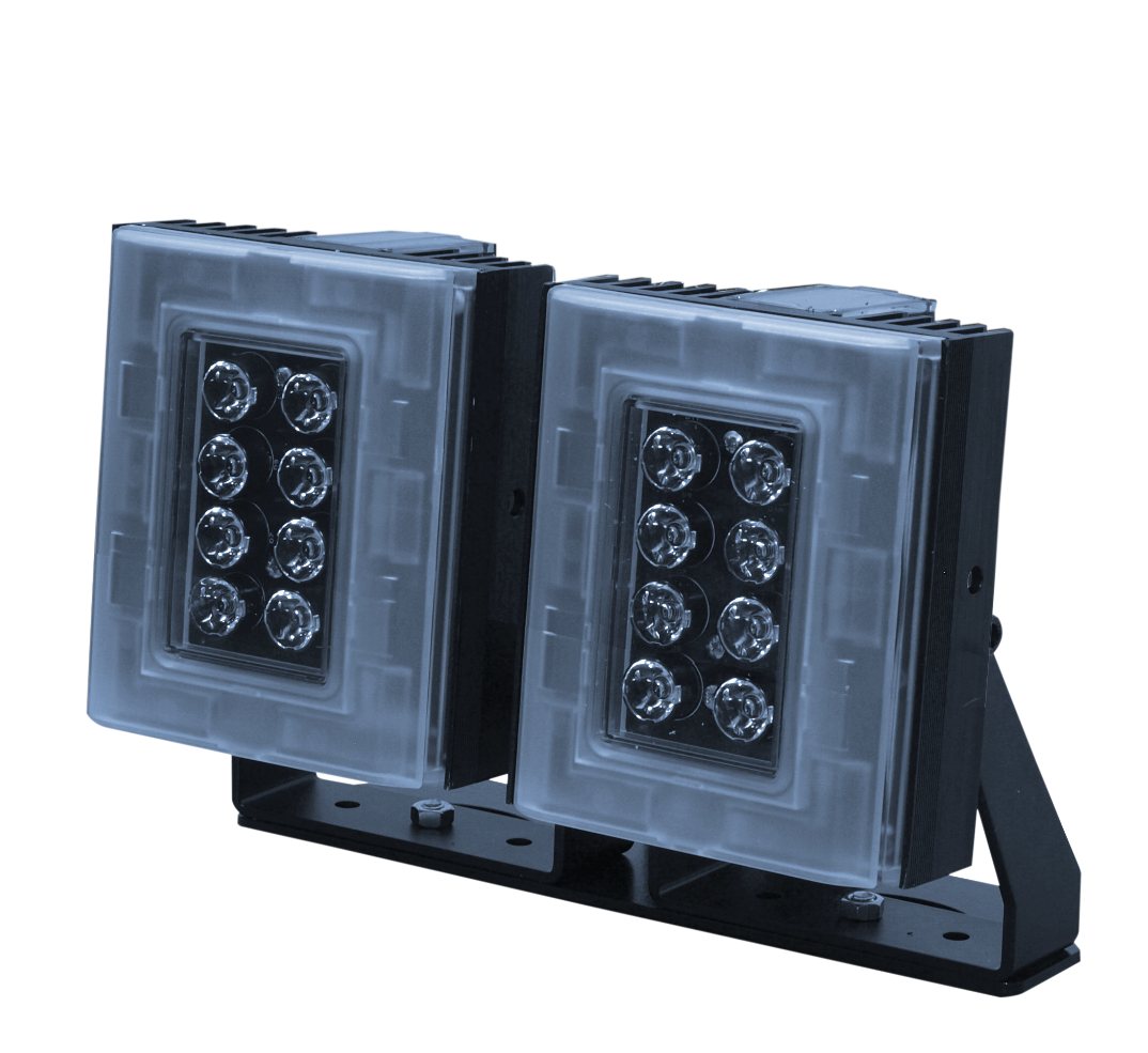 Digital Watchdog - DW-ILIRIP940 - High Performance 940nm Infra-red Illuminator, High Power Dual Core LEDs, with 374' coverage distance. Interchangeable lens packs to deliver a variety of angles out of the box. Built in web browser interface for easy 