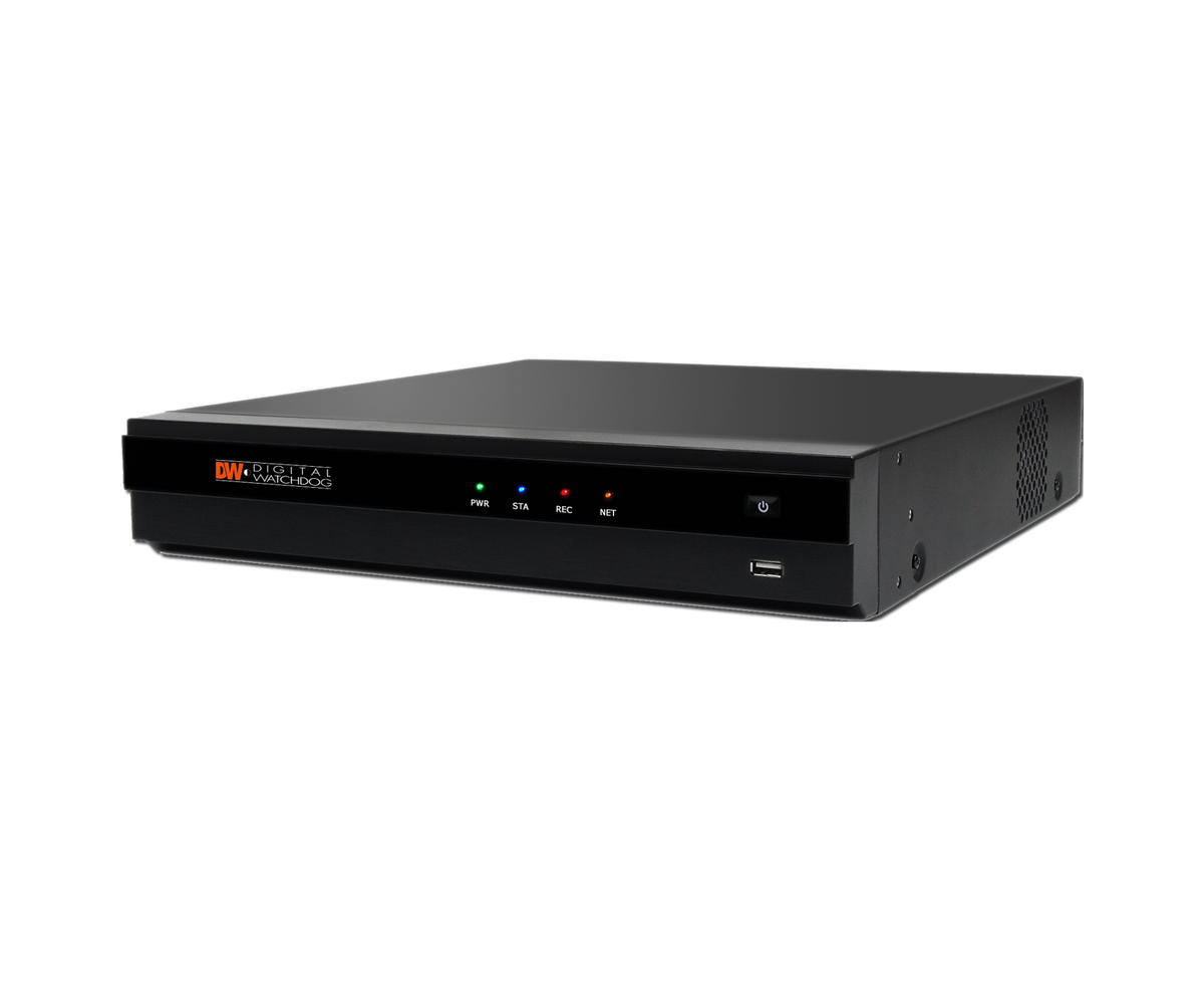 DIGITAL WATCHDOG - DW-VP1212T8P - VMAX IP PLUS 8-CHANNEL POE NVR WITH 4 VIRTUAL CHANNELS
