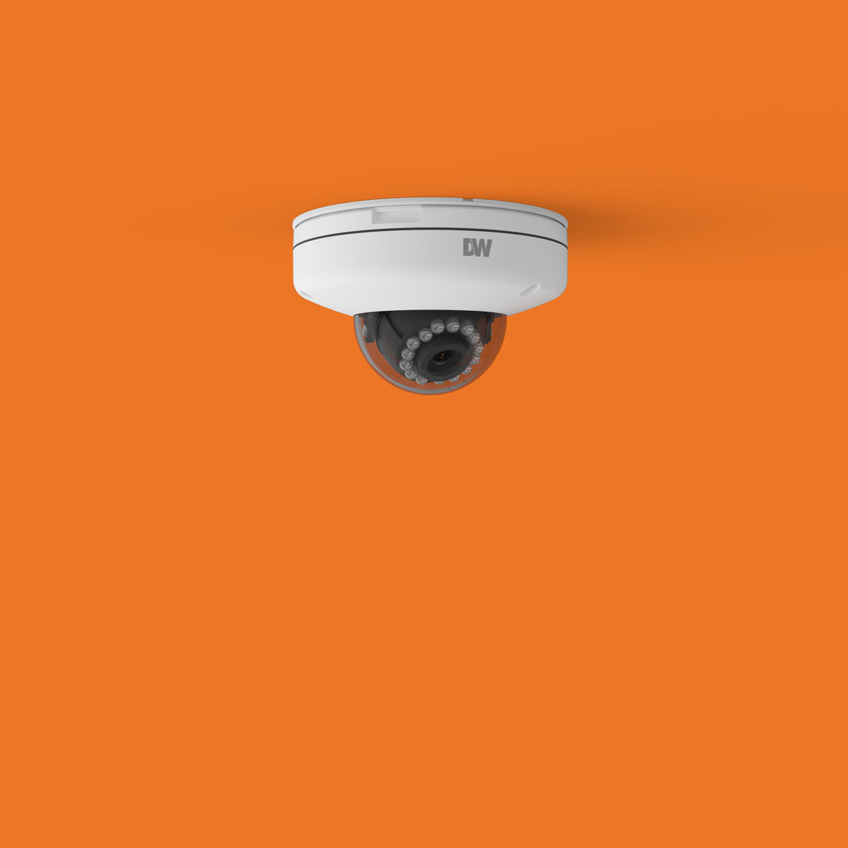 Digital Watchdog - DWC-MF5Wi4TW - MEGApix 5MP Ultra Low-profile Vandal Dome IP Camera with 4.0mm Fixed Lenses and Color in Near-total Darkness and IR with IVA License