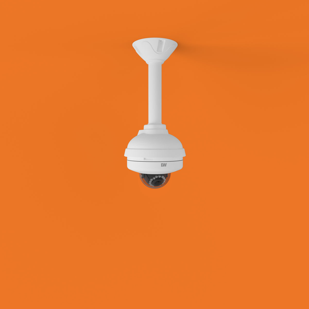 Digital Watchdog - DWC-MF5Wi4TW - MEGApix 5MP Ultra Low-profile Vandal Dome IP Camera with 4.0mm Fixed Lenses and Color in Near-total Darkness and IR with IVA License