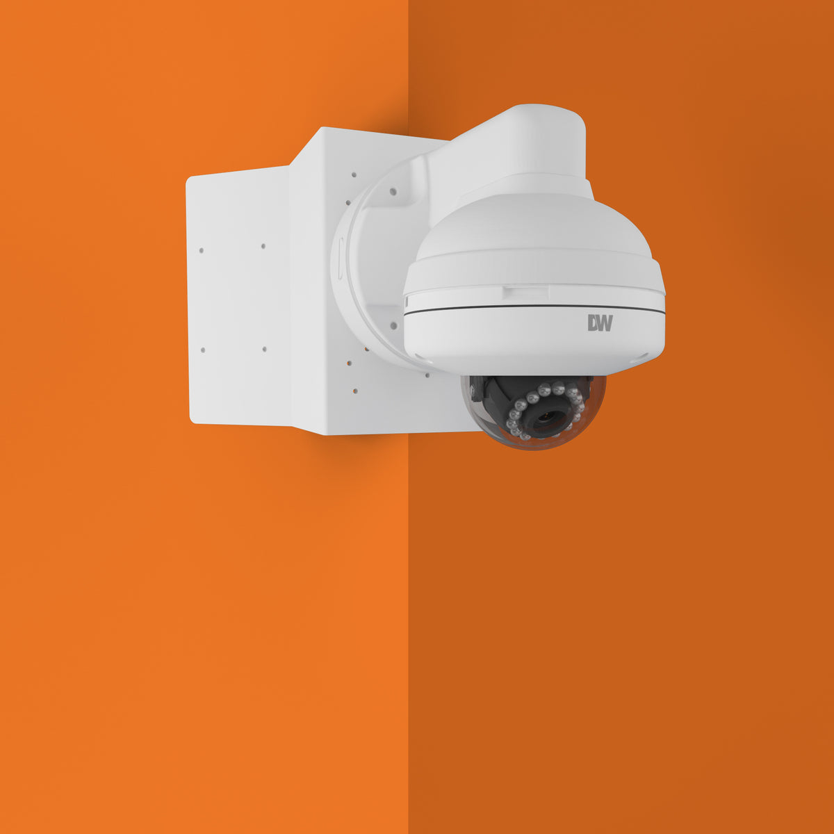 Digital Watchdog - DWC-MF5Wi4TW - MEGApix 5MP Ultra Low-profile Vandal Dome IP Camera with 4.0mm Fixed Lenses and Color in Near-total Darkness and IR with IVA License