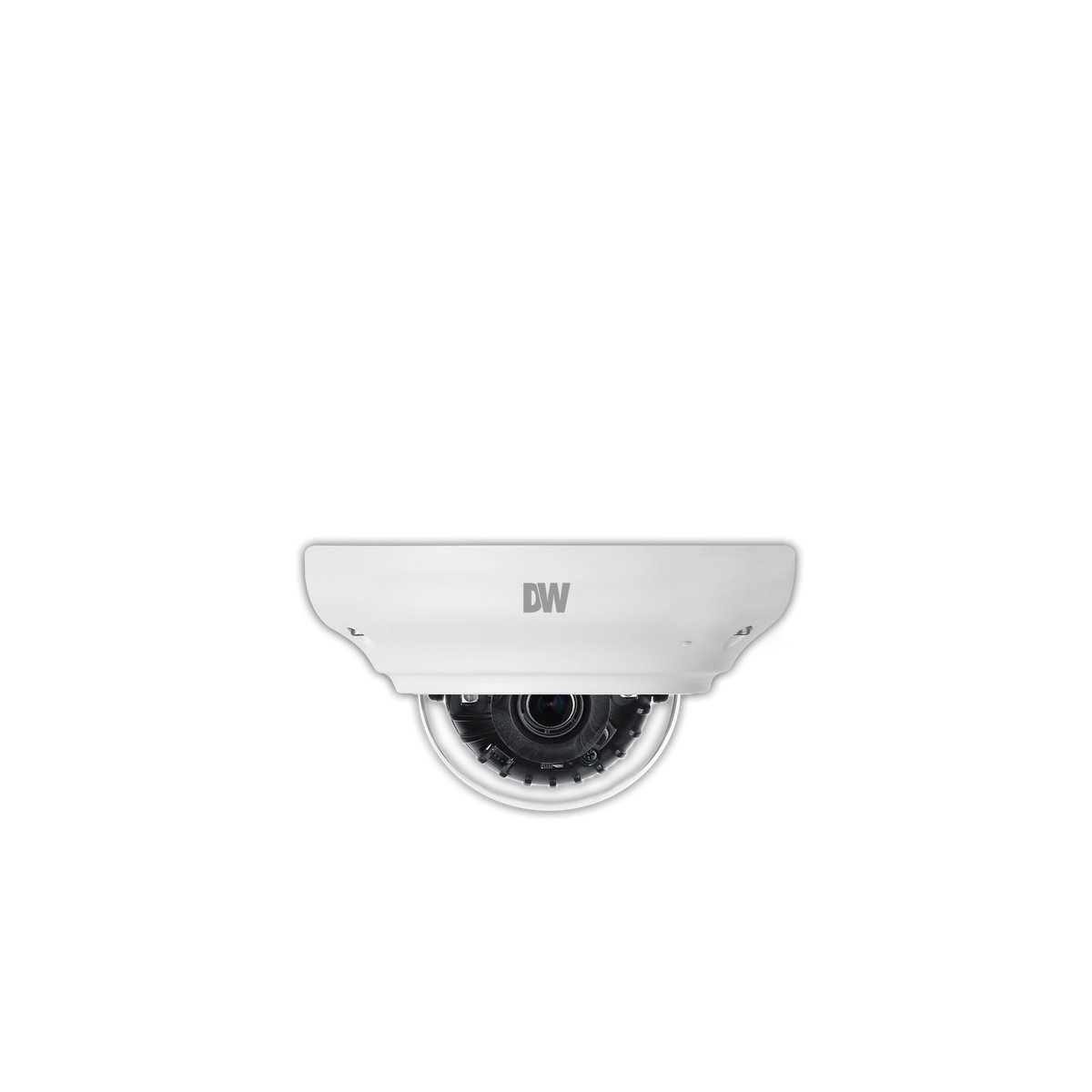 Digital Watchdog - DWC-MPV72Wi28TW - Ultra low-profile vandal dome IP camera with 2.8mm, 4.0mm and 6.0mm fixed lenses, color in near-total darkness and IR