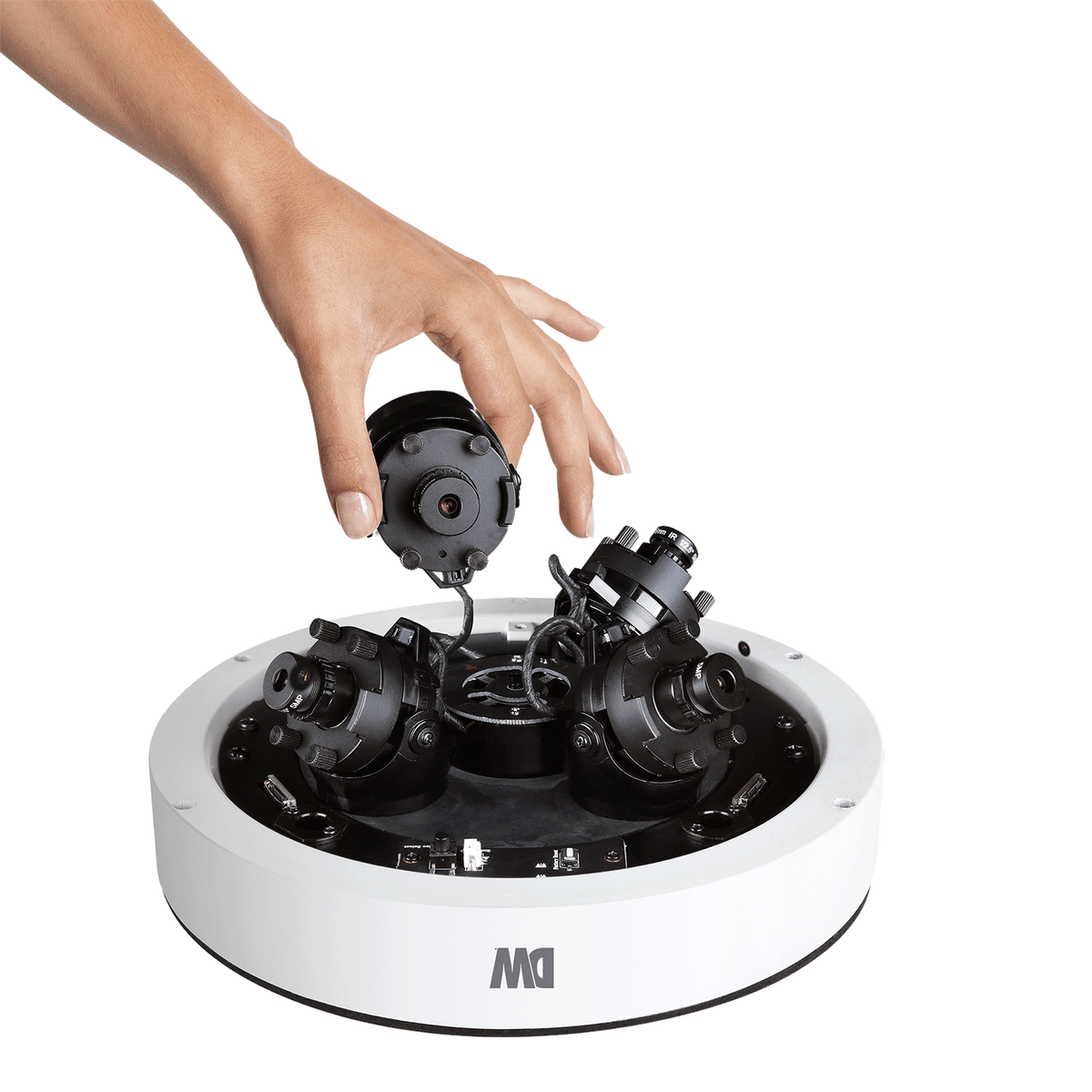 Digital Watchdog - DWC-PVX16W4 - MEGApix Flex  16MP user-configurable multi-sensor vandal dome IP camera  with 4 x 4.0mm fixed lens modules