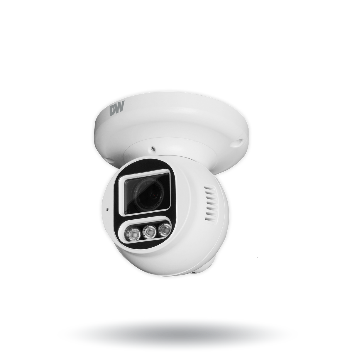 Digital Watchdog - DWC-XSTD05MFC1 - MEGApix Ai Indoor/Outdoor Vandal Turret Camera, 5 Megapixel, Ai Deep Learning, 1TB Storage, DW Spectrum IPVMS Server Installed, Star-Light Plus, 1/2.8” Image Sensor (2592x1944 @ 30fps), 2.7-12mm autofocus varifocal