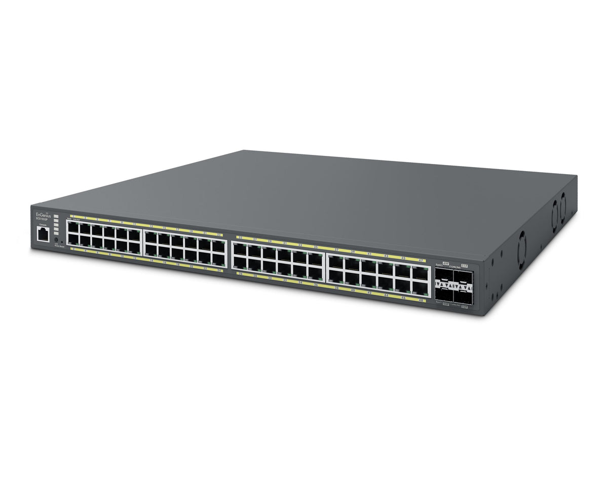 EnGenius - ECS1552P - 48-Port Cloud Managed 1U Rack-Mount 19