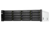 QNAP - ES1686dc-2142IT-96G-US - QNAP 16-Bay Active-Active Dual Controller ZFS NAS and iSCSI/ IP-SAN. 3U, SAS 12G (compatible with SAS 6G), 3 x Gigabit LAN, 4x10GbE(SFP+), 40GbE-ready