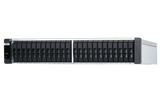 QNAP - ES2486dc-2142IT-96G-US - QNAP 24-Bay Active-Active Dual Controller ZFS NAS and iSCSI/ IP-SAN. 3U, SAS 12G (compatible with SAS 6G), 3 x Gigabit LAN, 4x10GbE(SFP+), 40GbE-ready