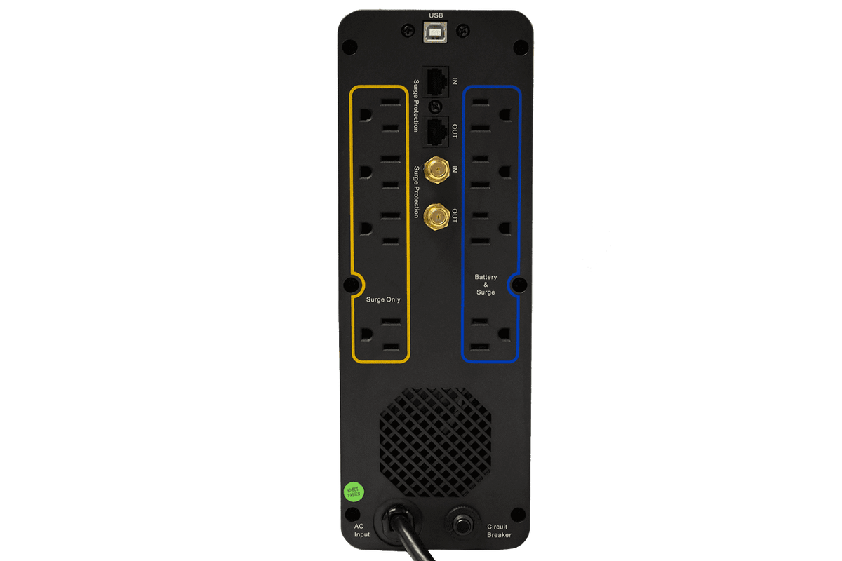 MINUTEMAN - ETR850LG - UPS AVR 850VA 4-Bat/4-Surge USB