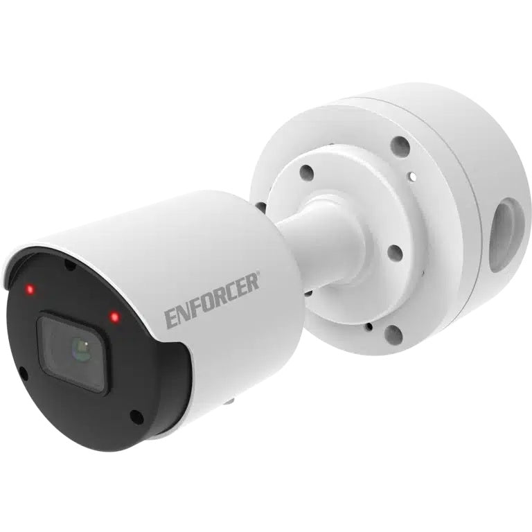 SECO-LARM - EV-N1506-2W4WQ - IP 5MP 2.8mm Bullet Camera, ” SmartSens CMOS Sensor, 30FPS@5MP, True WDR, 3DNR, True Day & Night with ICR, IP66, -40° to 131°F, Smart IRs, 9 AI Functions, NDAA Compliant.
