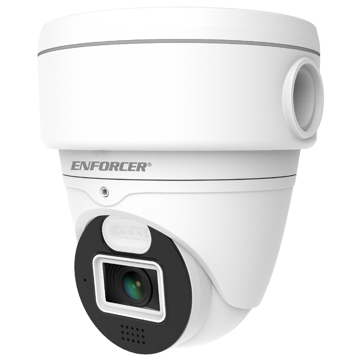 SECO-LARM - EV-N2806-2W4D - IP 8MP Ultra-Low-Light Active Deterrence Turret Camera