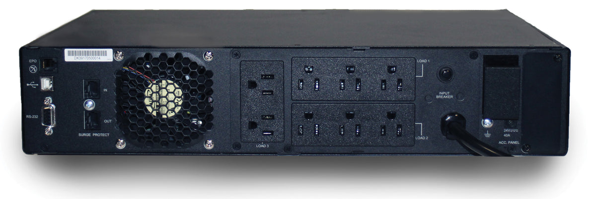 Minuteman - ED1500RTXL2U - Lcd Series High End True Sine Wave Online Ups Rack/tower/wallmount Optional 1500VA/1350W 120V