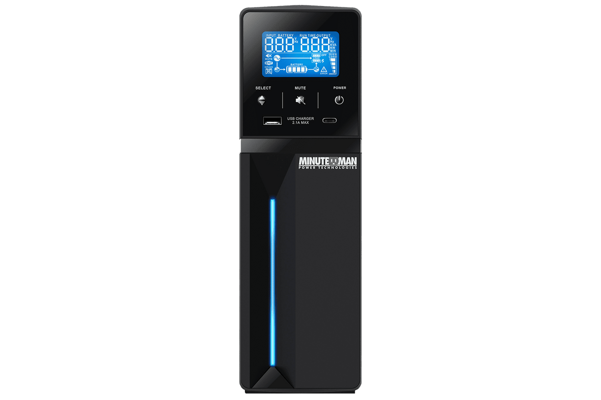 Minuteman - ETR1500LGU - UPS AVR 1500VA 5-Bat/5-Surge USB